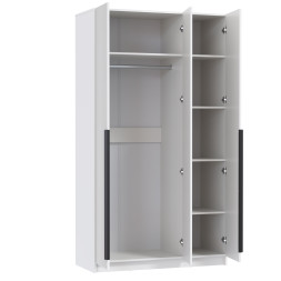 Шкаф 3-х створчатый 67.15 Брандо, МДФ белый (h 215 см) 