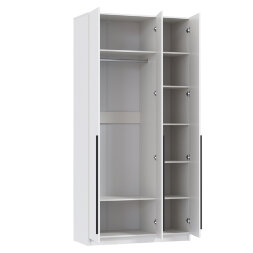 Шкаф 3-х створчатый 67.08 Брандо, МДФ белый (h 248 см) 