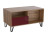 Журнальный стол Ливерпуль, вотан/бордо глянец 