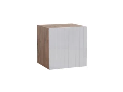 Шкаф навесной Ливерпуль, вотан/белый глянец 