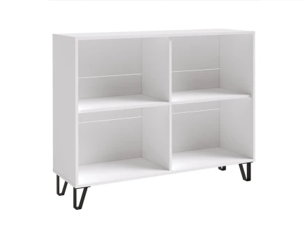 Комод Ливерпуль, вотан/белый глянец 